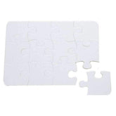 Sublimation blank 12pcs - Cardboard Jigsaw Puzzle - 13 x 18 cm